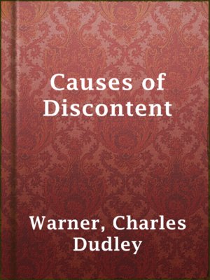 cover image of Causes of Discontent